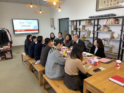 交流互鉴,协同推动基层党组织“一融双高”--人文艺术学院赴上海电机学院文理学院走访交流